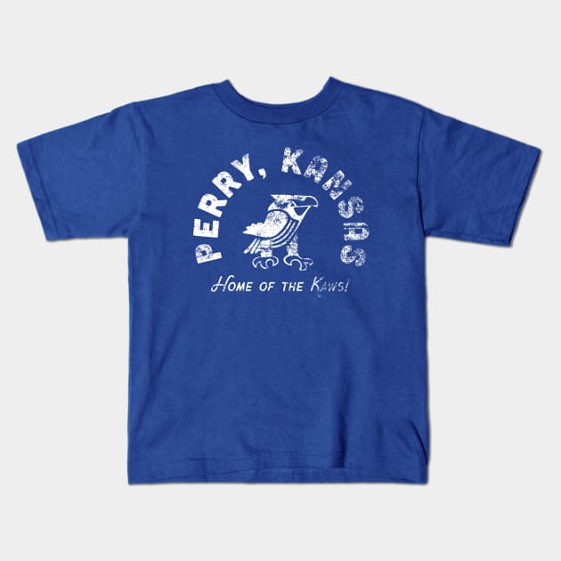 Perry, Kansas - Home of the Kaws! Kids T-Shirt by Samson_Co